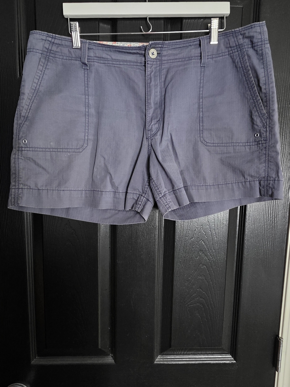 Levi's Slate Blue Women's Utility Pocket Shorts